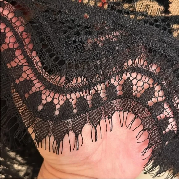 Mystree Black and Brown Floral Midi Dress - Picture 8 of 10